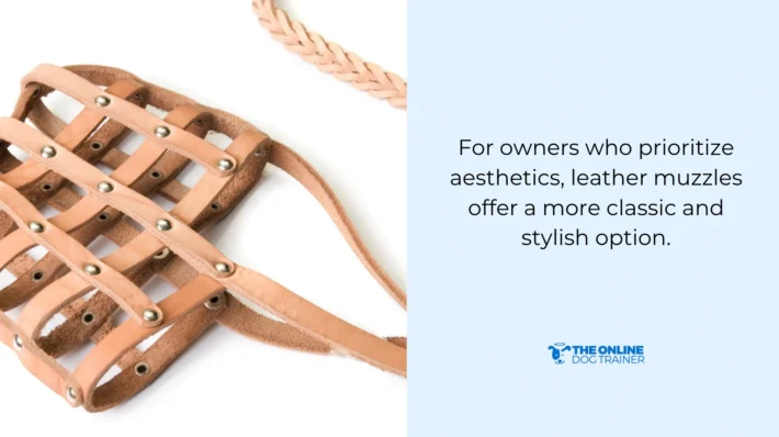 leather muzzles for dogs