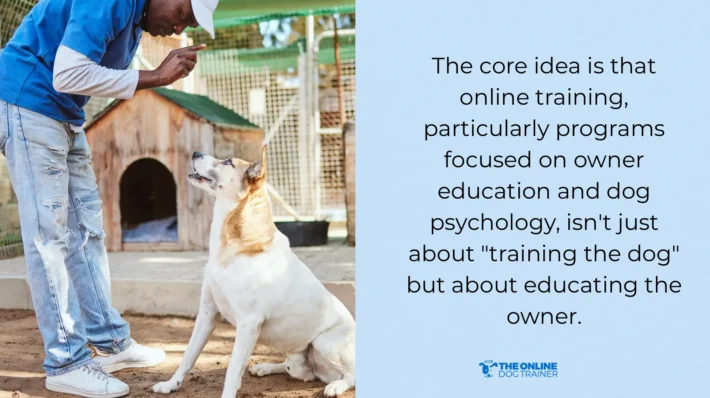 online dog training own dogs