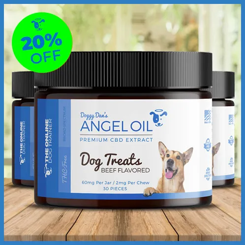 Doggy Dan’s Angel Oil CBD Dog Treats – 3 Jars